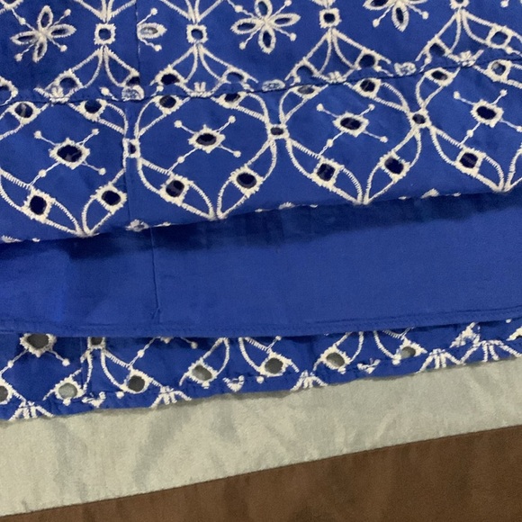 BNWT Lilly Pulitzer size 16 one shoulder blue/white top SUPER CUTE! - Picture 5 of 7